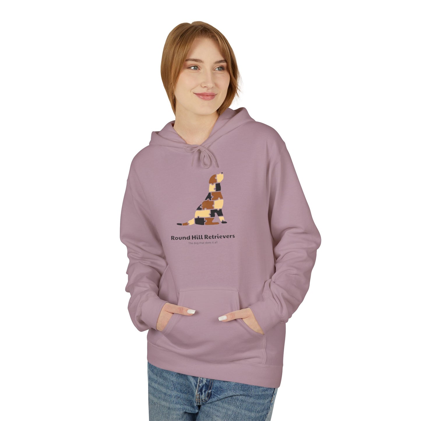 Round Hill Retrievers Fleece Hoodie - Cozy Pet Lover's Gift