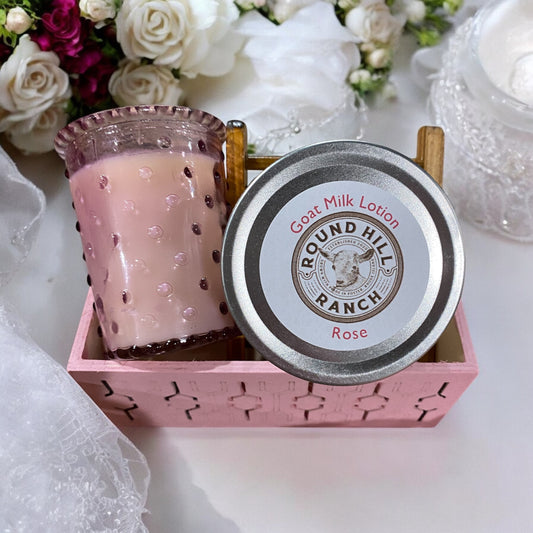 Goat Milk Lotion & Candle Crate Winter Edition