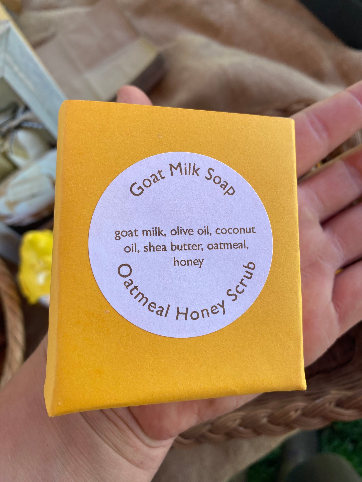 Oatmeal Honey Scrub