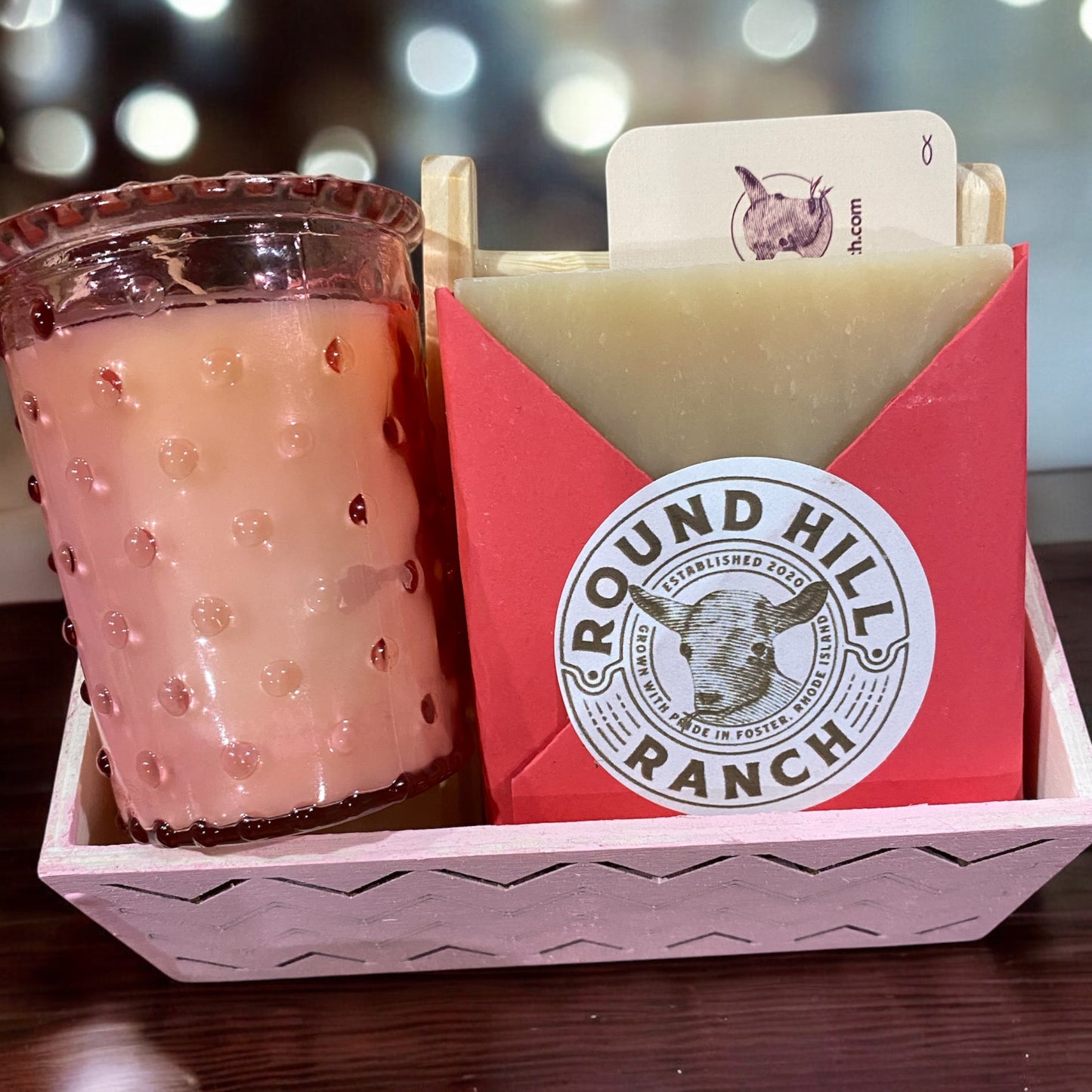 Candle and Goat Milk Soap Crate Winter Edition