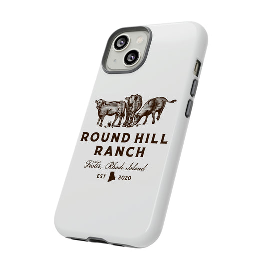Round Hill Ranch Phone Case- White