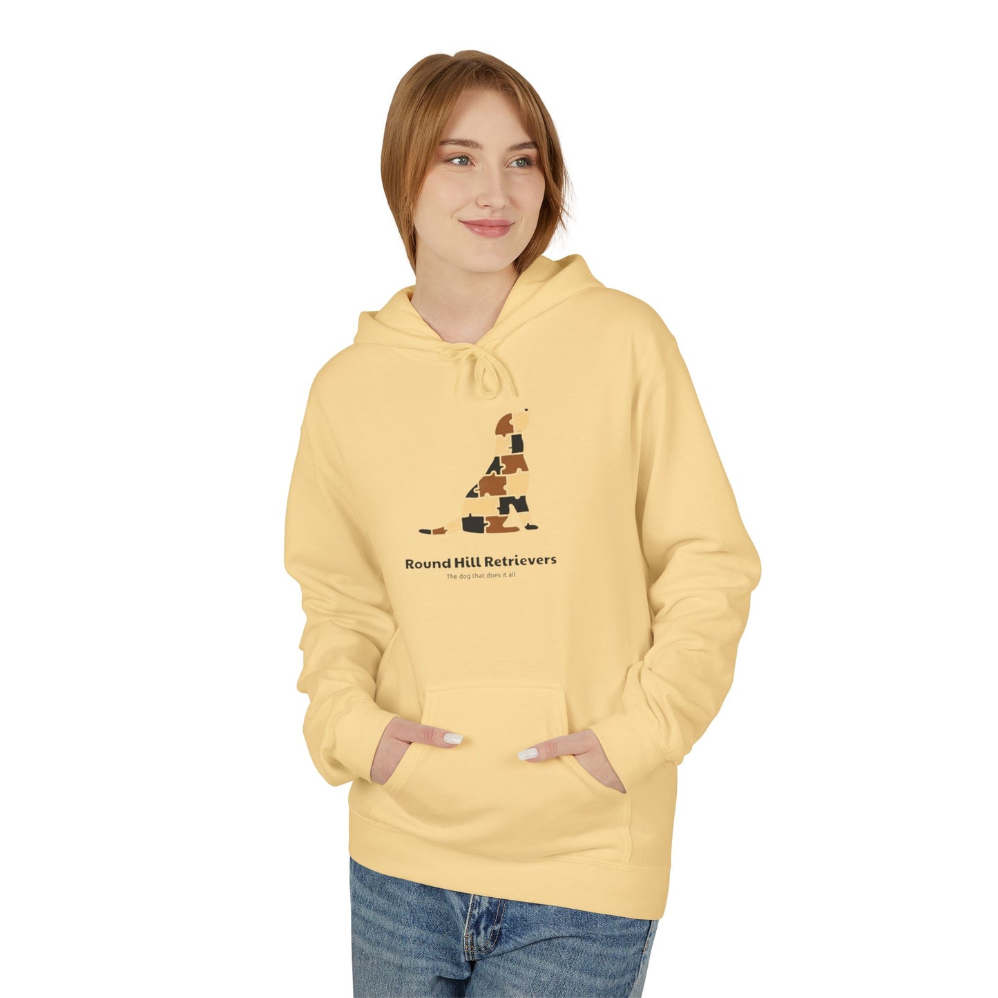Round Hill Retrievers Fleece Hoodie - Cozy Pet Lover's Gift