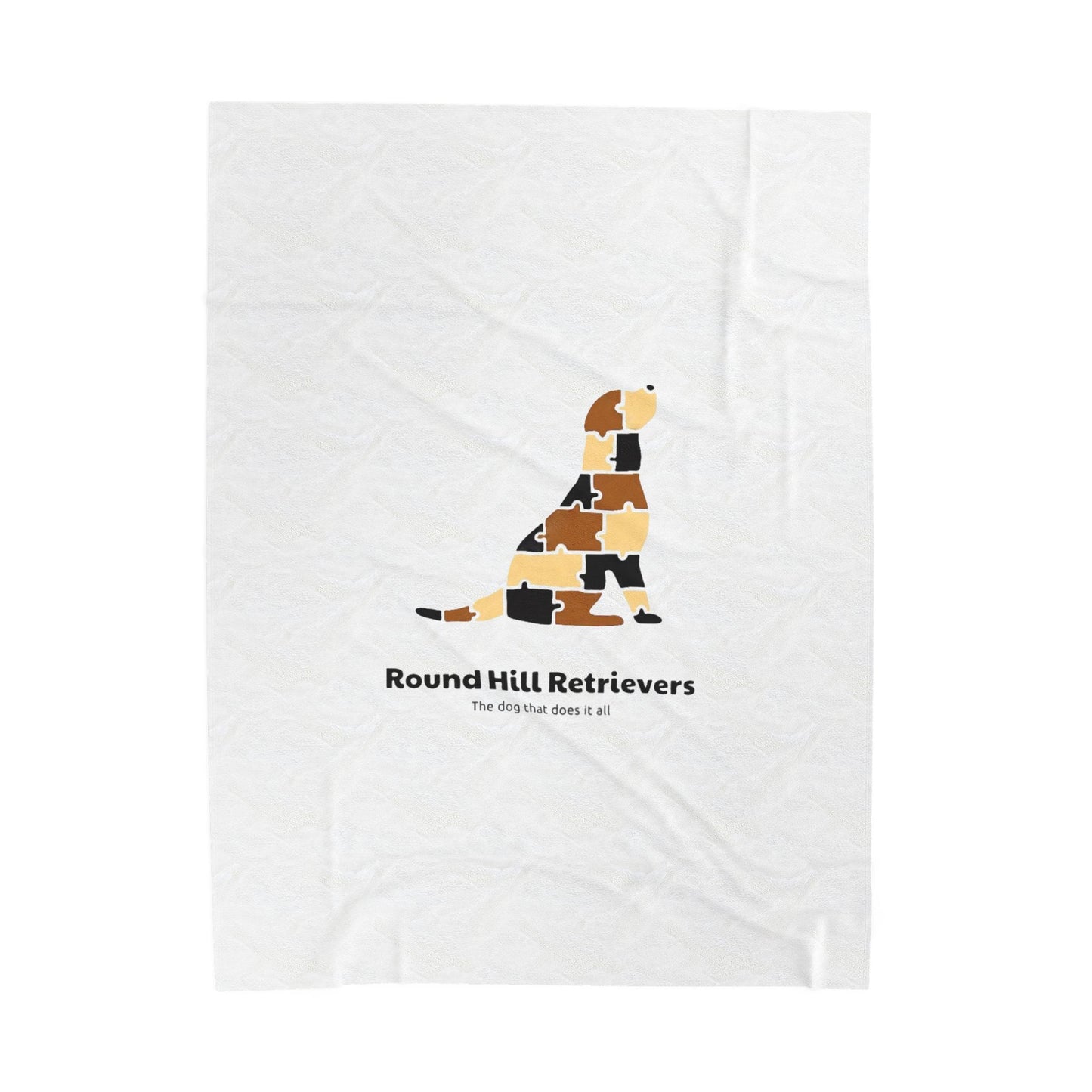 Round Hill Retrievers Plush Blanket