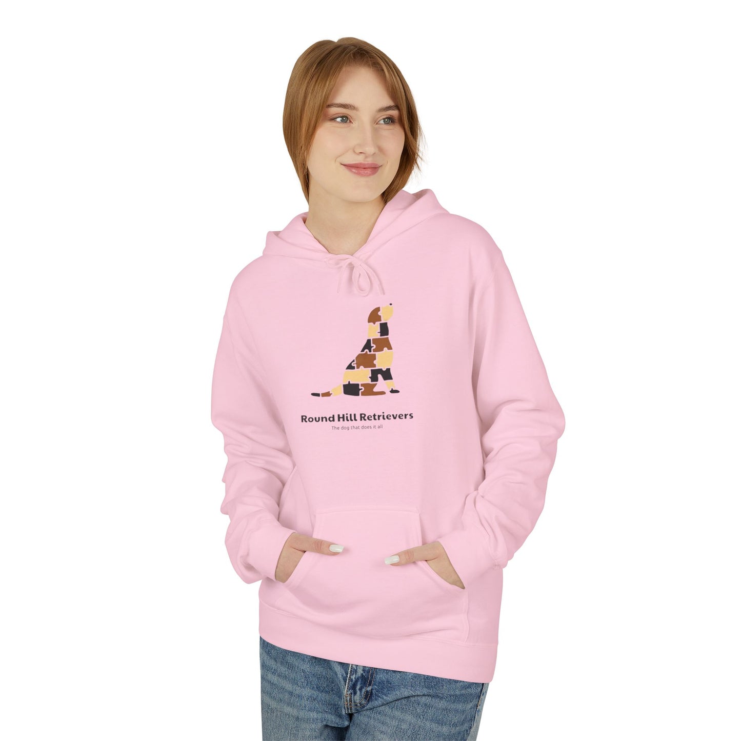 Round Hill Retrievers Fleece Hoodie - Cozy Pet Lover's Gift