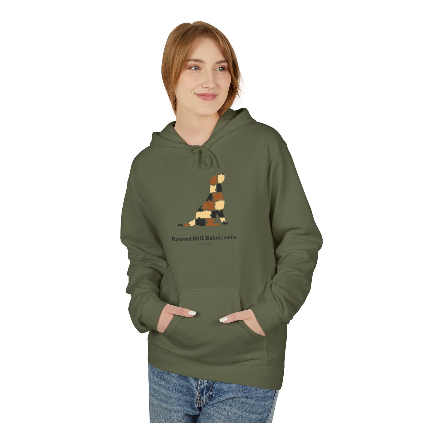 Round Hill Retrievers Fleece Hoodie - Cozy Pet Lover's Gift