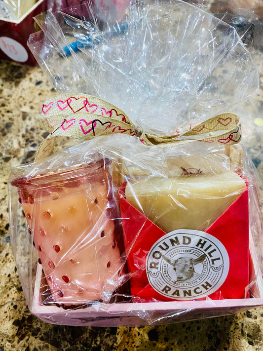 Valentine Plumeria Gift Set