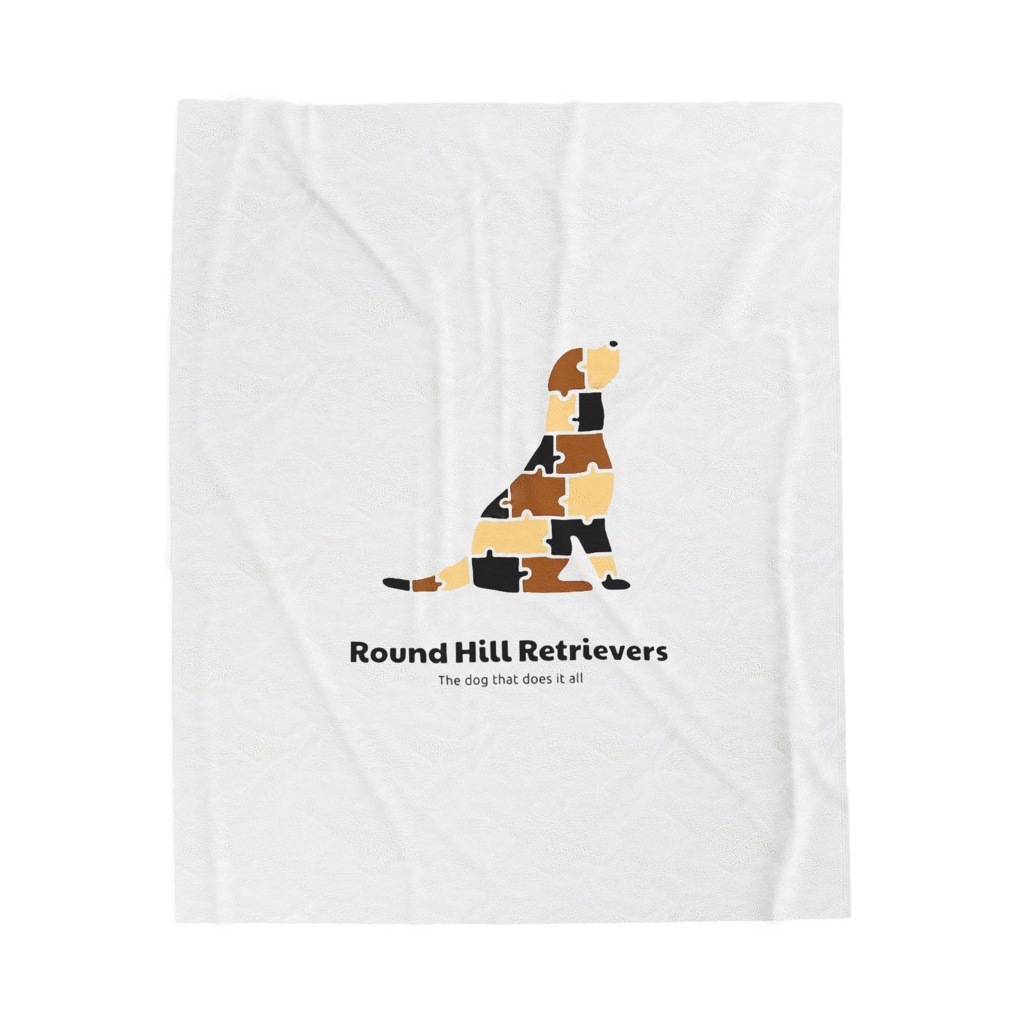 Round Hill Retrievers Plush Blanket