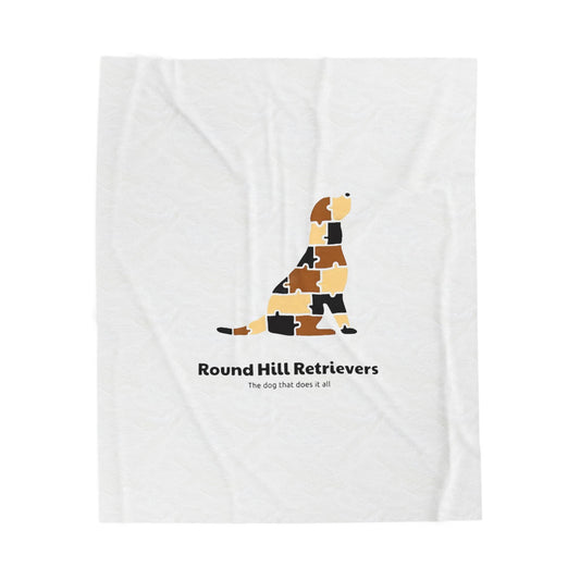 Round Hill Retrievers Plush Blanket