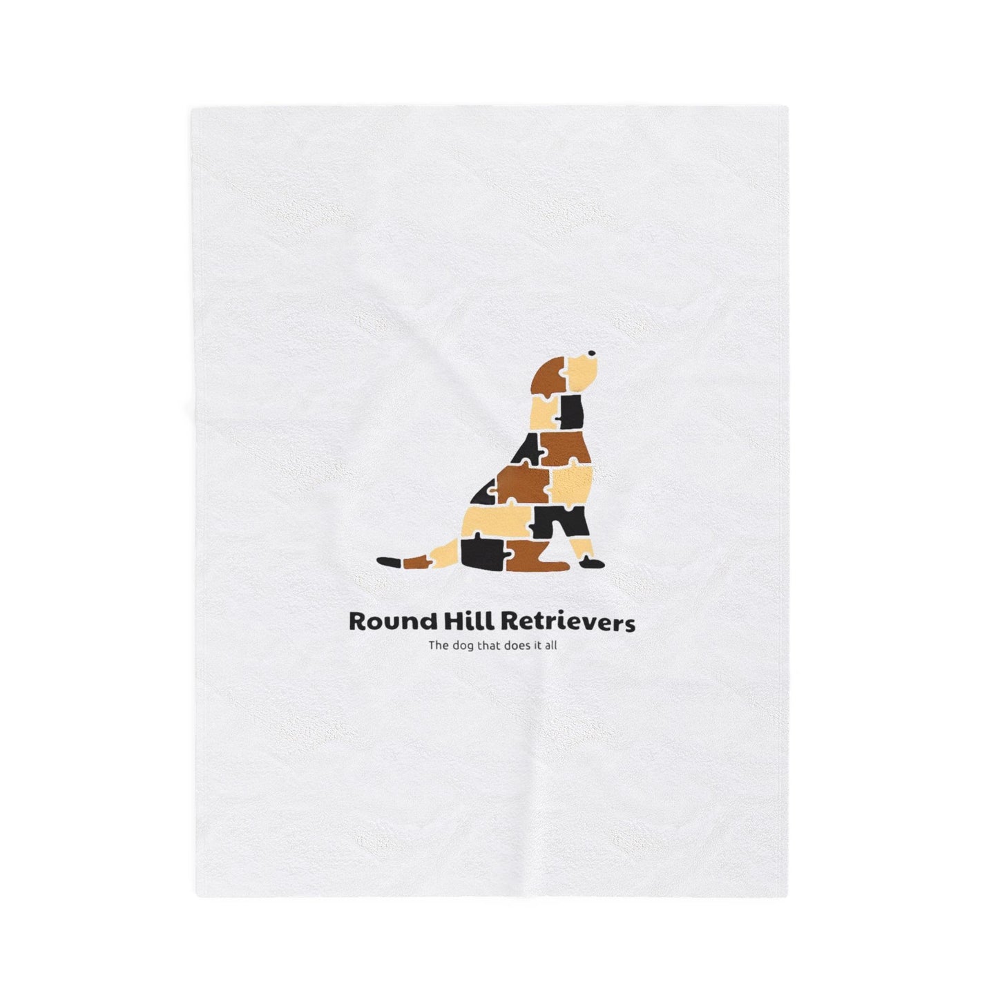 Round Hill Retrievers Plush Blanket