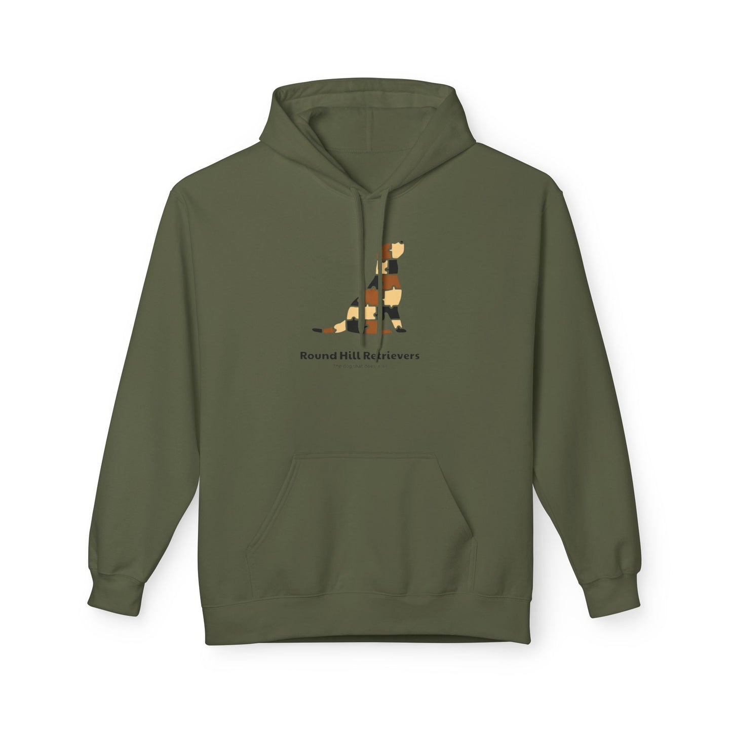Round Hill Retrievers Fleece Hoodie - Cozy Pet Lover's Gift