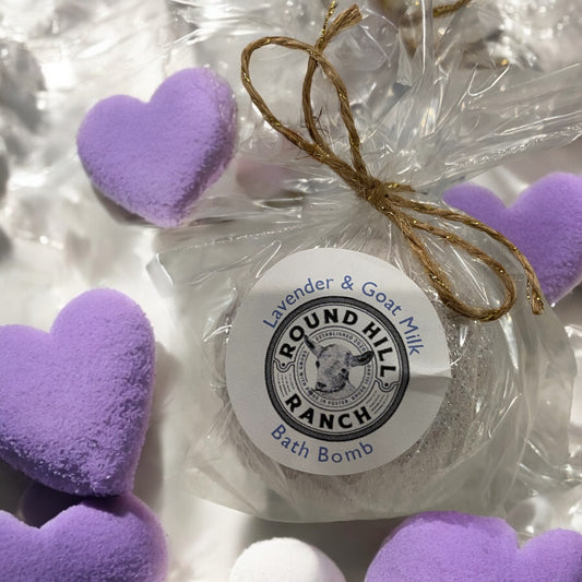 Lavender & Goat Milk Bath Bomb