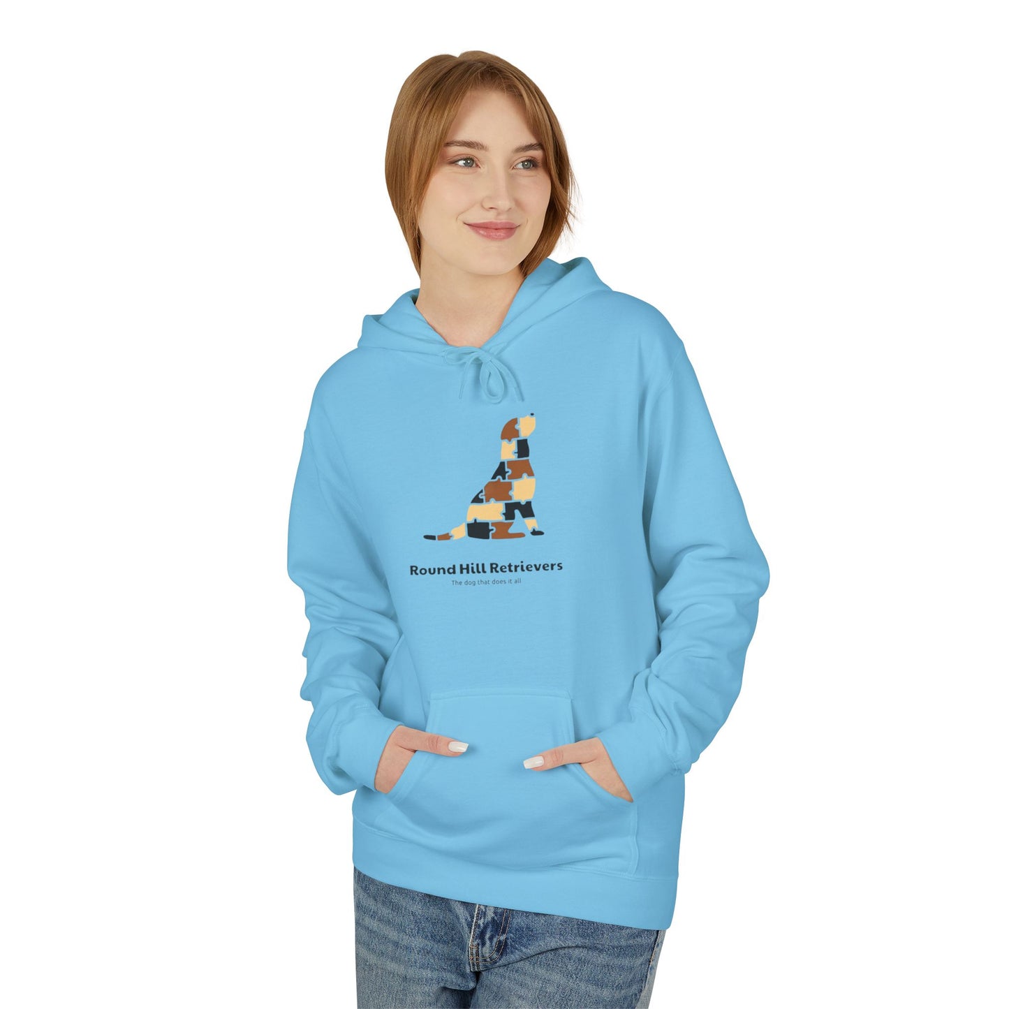 Round Hill Retrievers Fleece Hoodie - Cozy Pet Lover's Gift