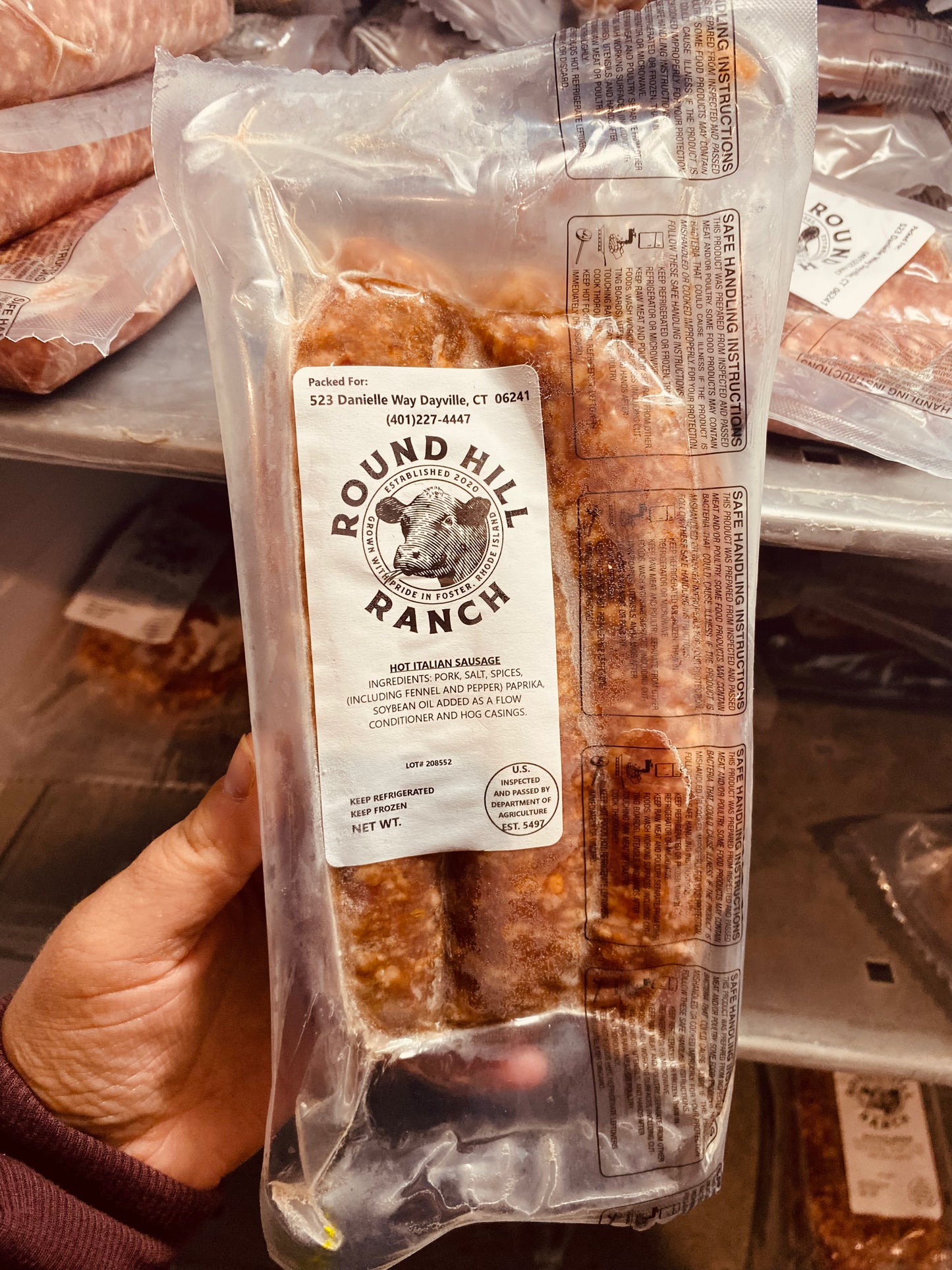 Hot Italian Sausage (links)