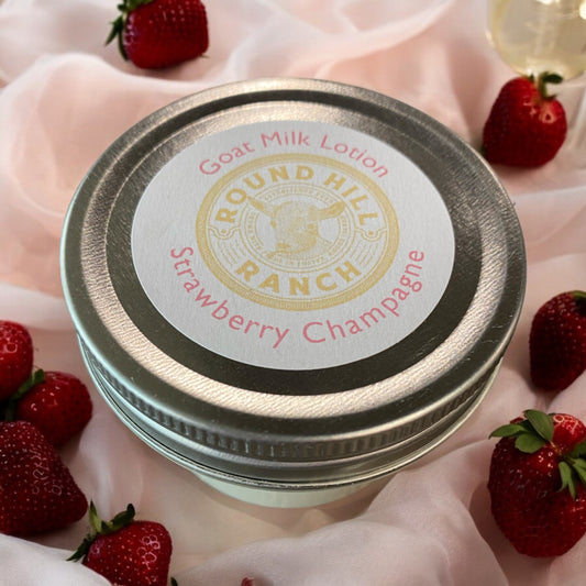 Goat Milk Lotion: Strawberry Champagne