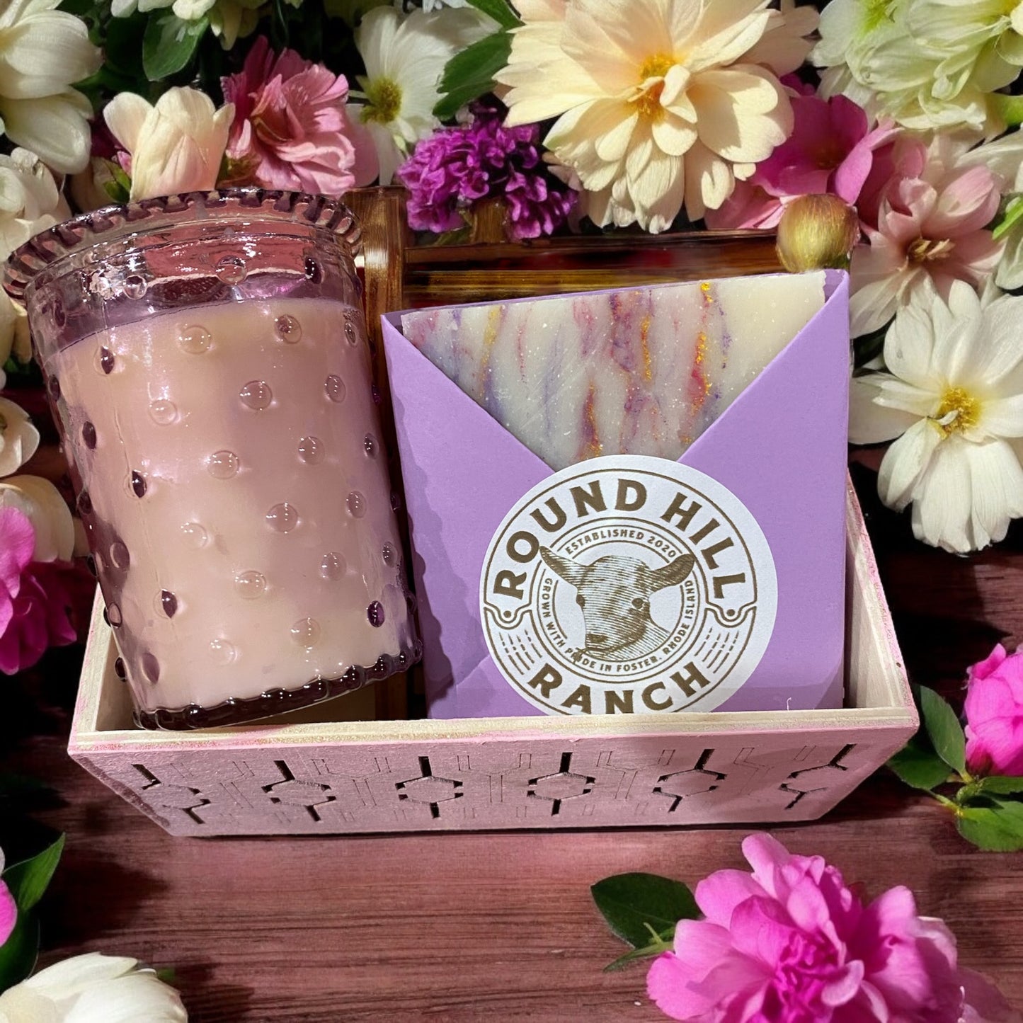 Candle and Goat Milk Soap Crate Winter Edition