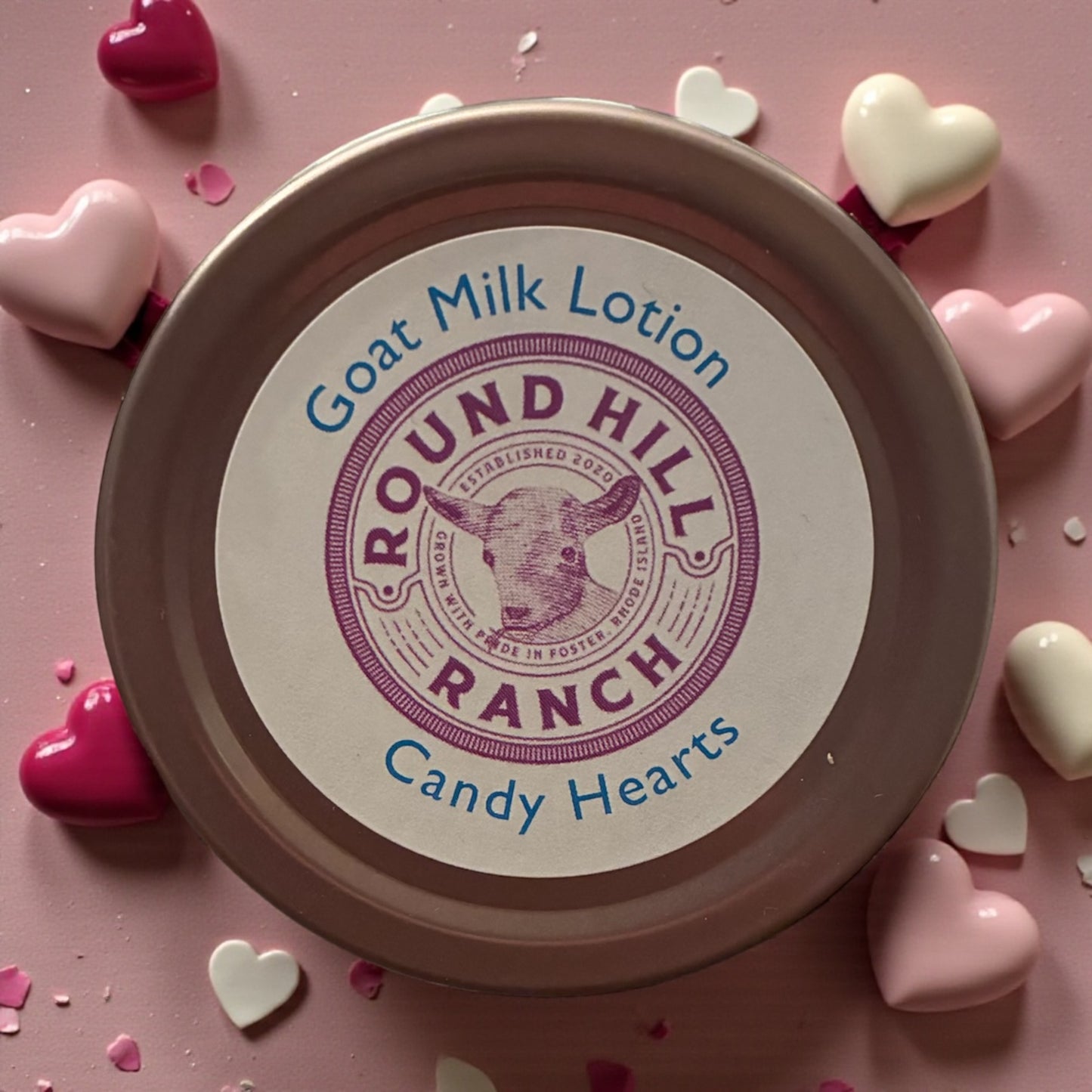 Goat Milk Lotion: Candy Hearts