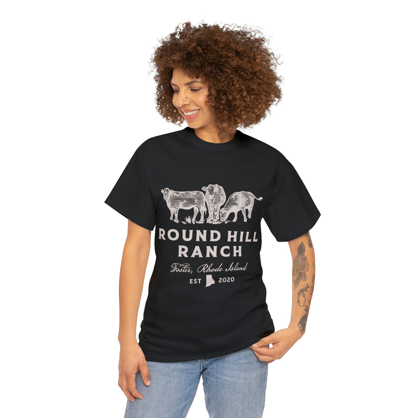 Round Hill Ranch Cattle Tee