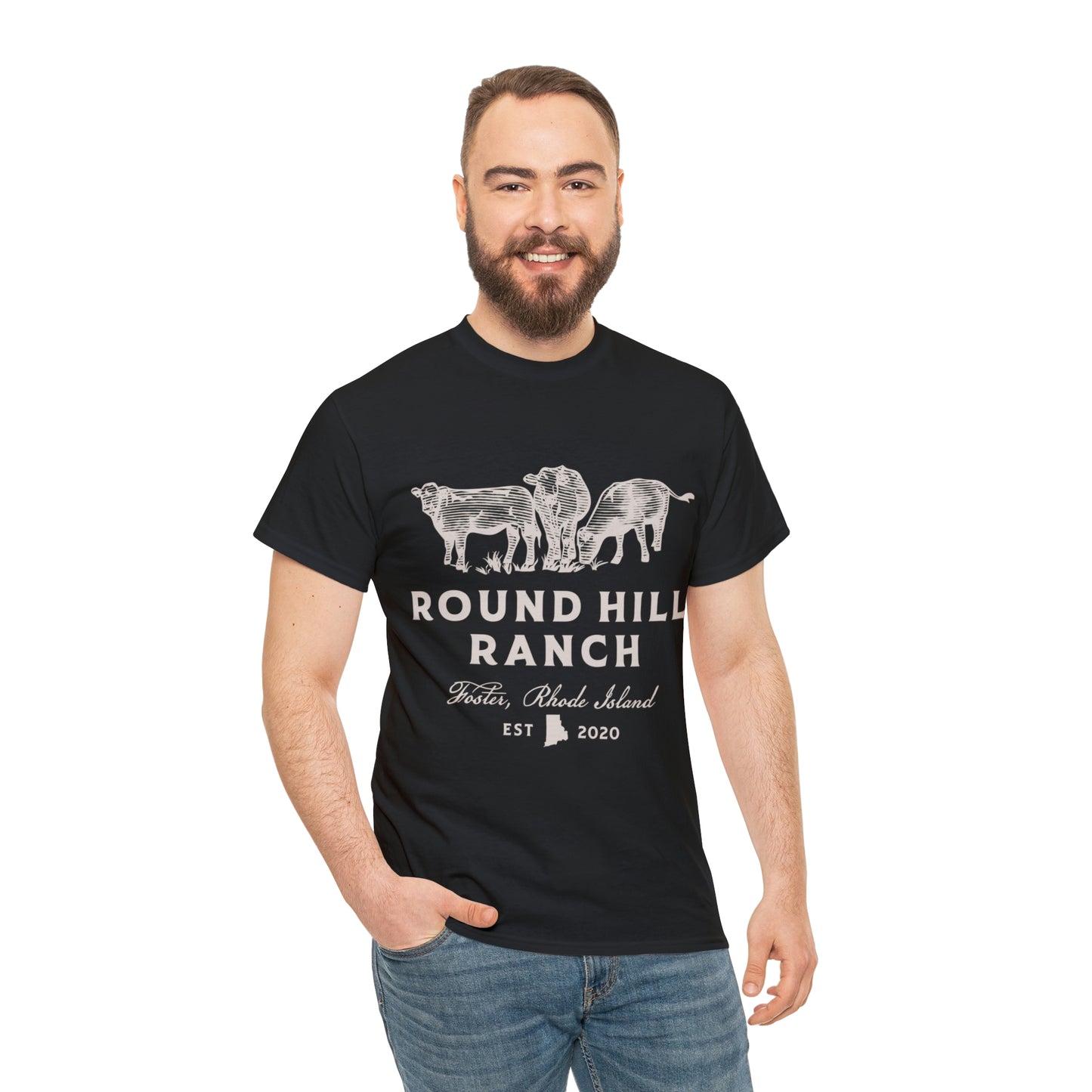 Round Hill Ranch Cattle Tee