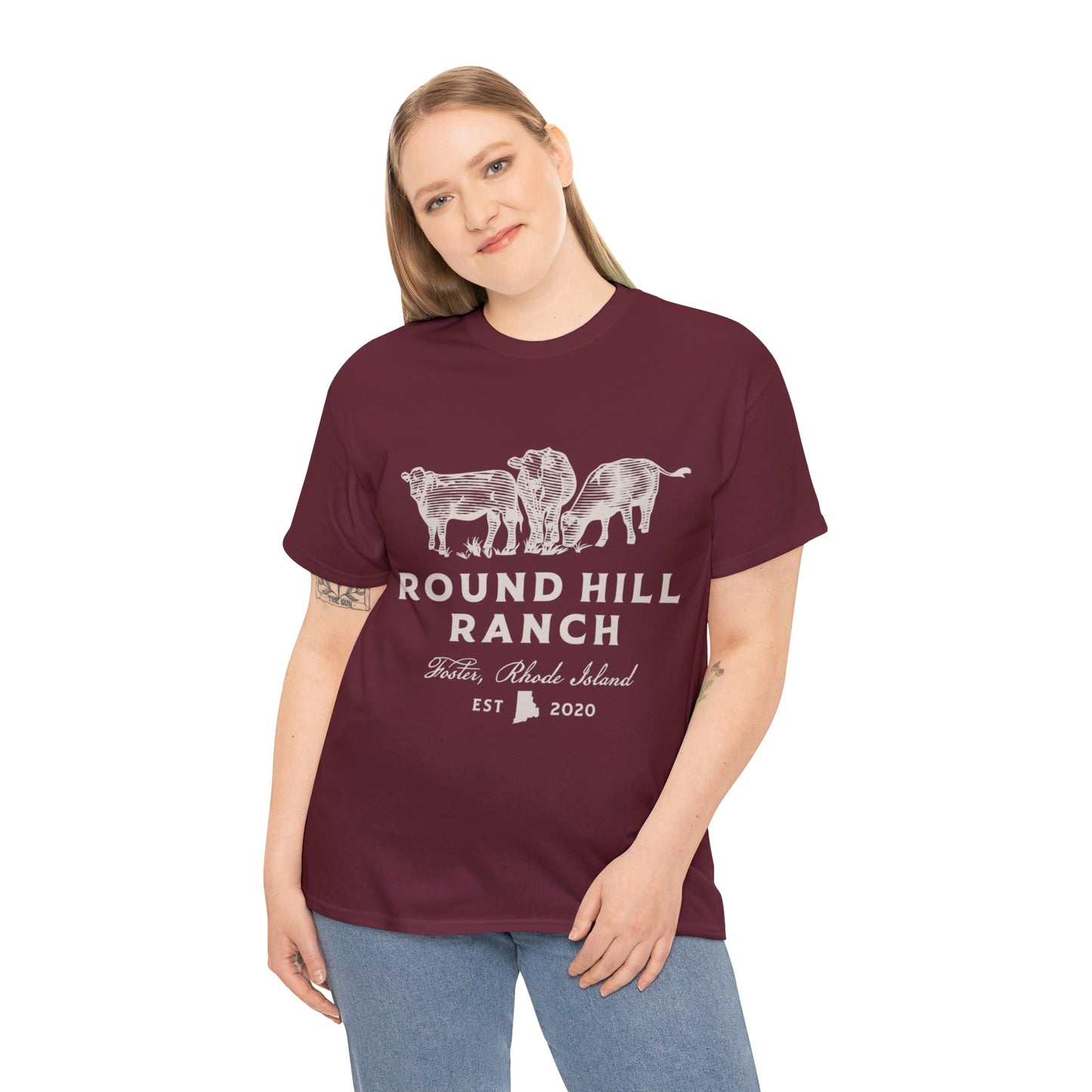 Round Hill Ranch Cattle Tee