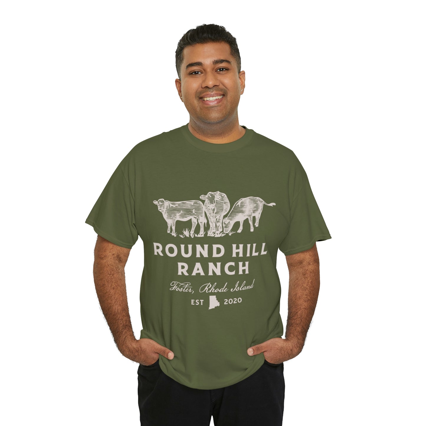 Round Hill Ranch Cattle Tee