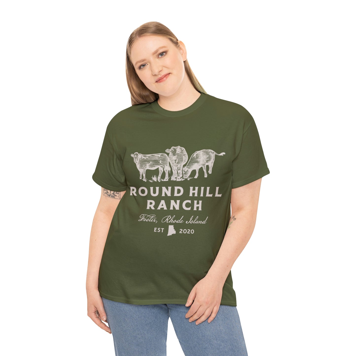 Round Hill Ranch Cattle Tee