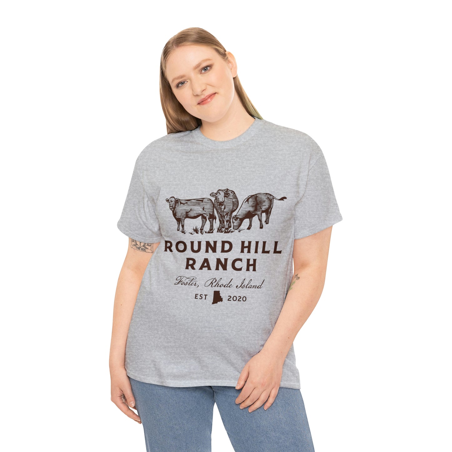 Round Hill Ranch Cattle Tee