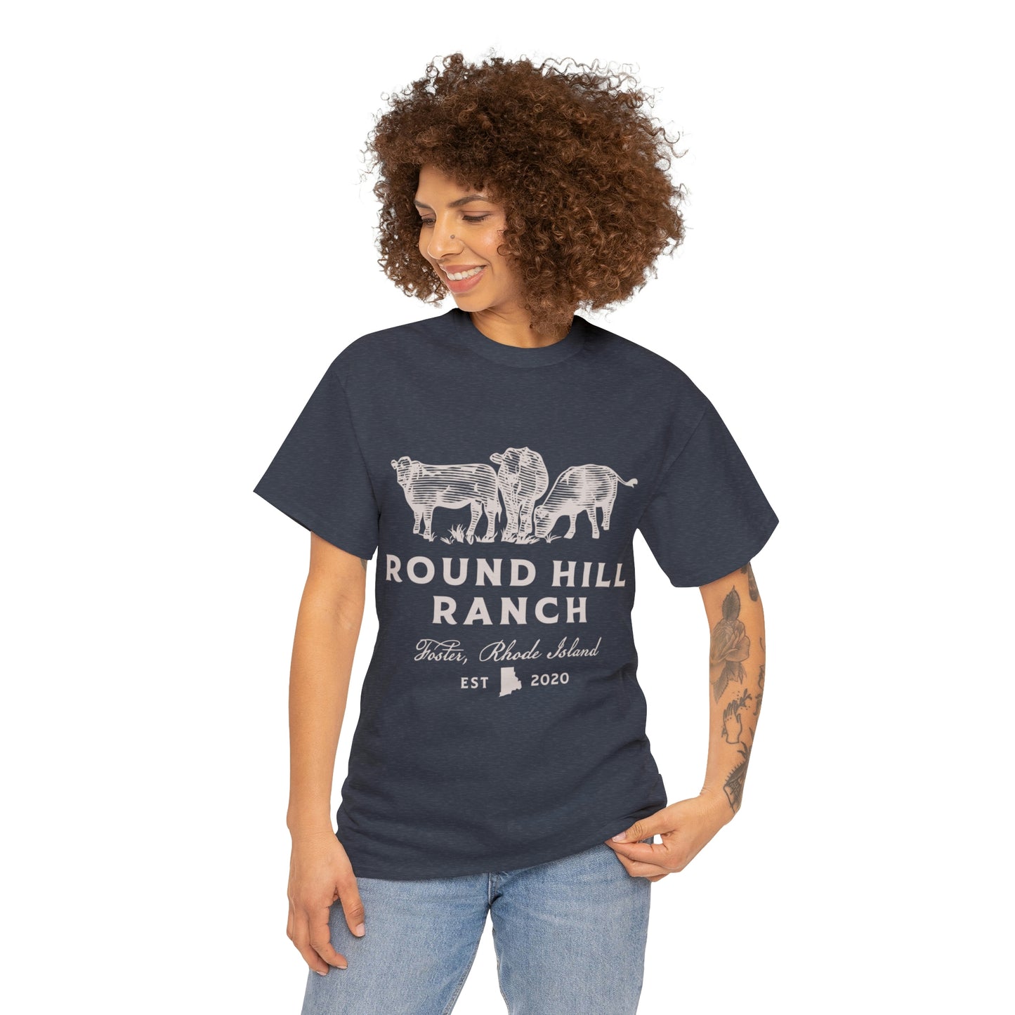 Round Hill Ranch Cattle Tee