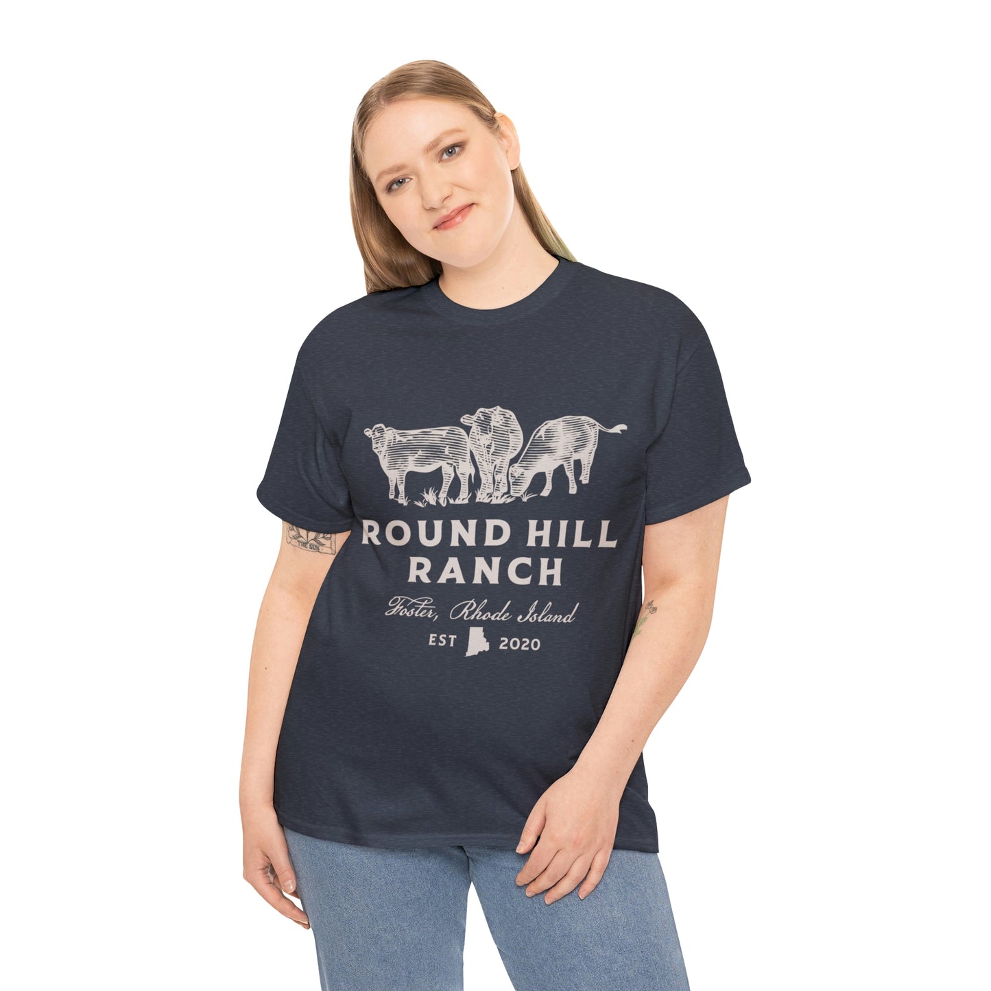 Round Hill Ranch Cattle Tee