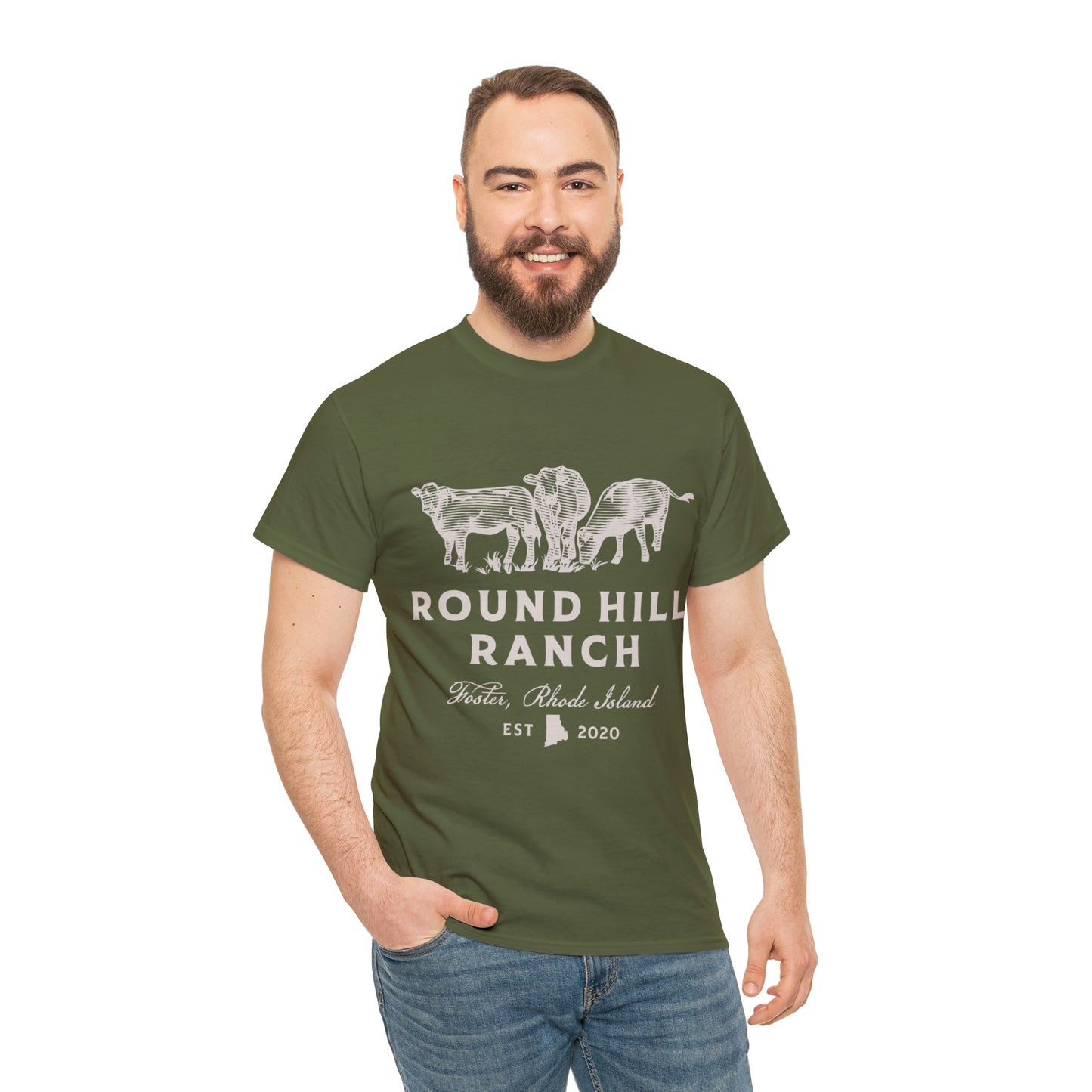 Round Hill Ranch Cattle Tee