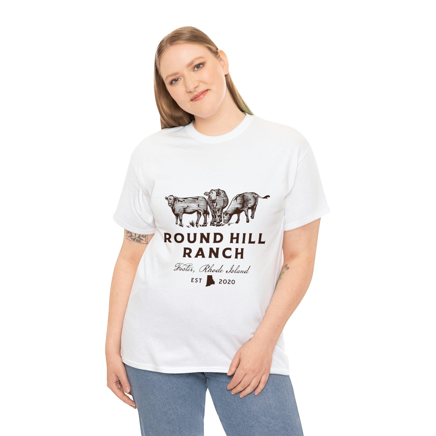 Round Hill Ranch Cattle Tee