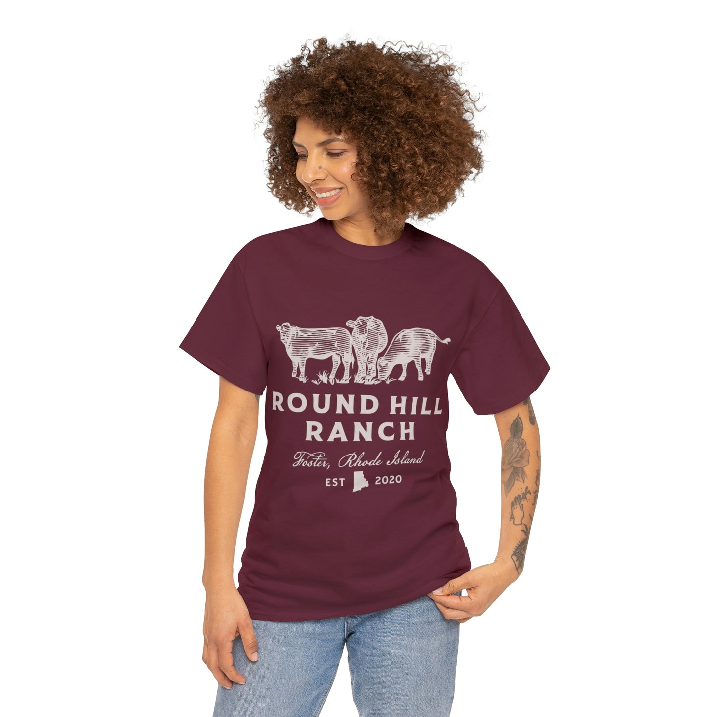 Round Hill Ranch Cattle Tee