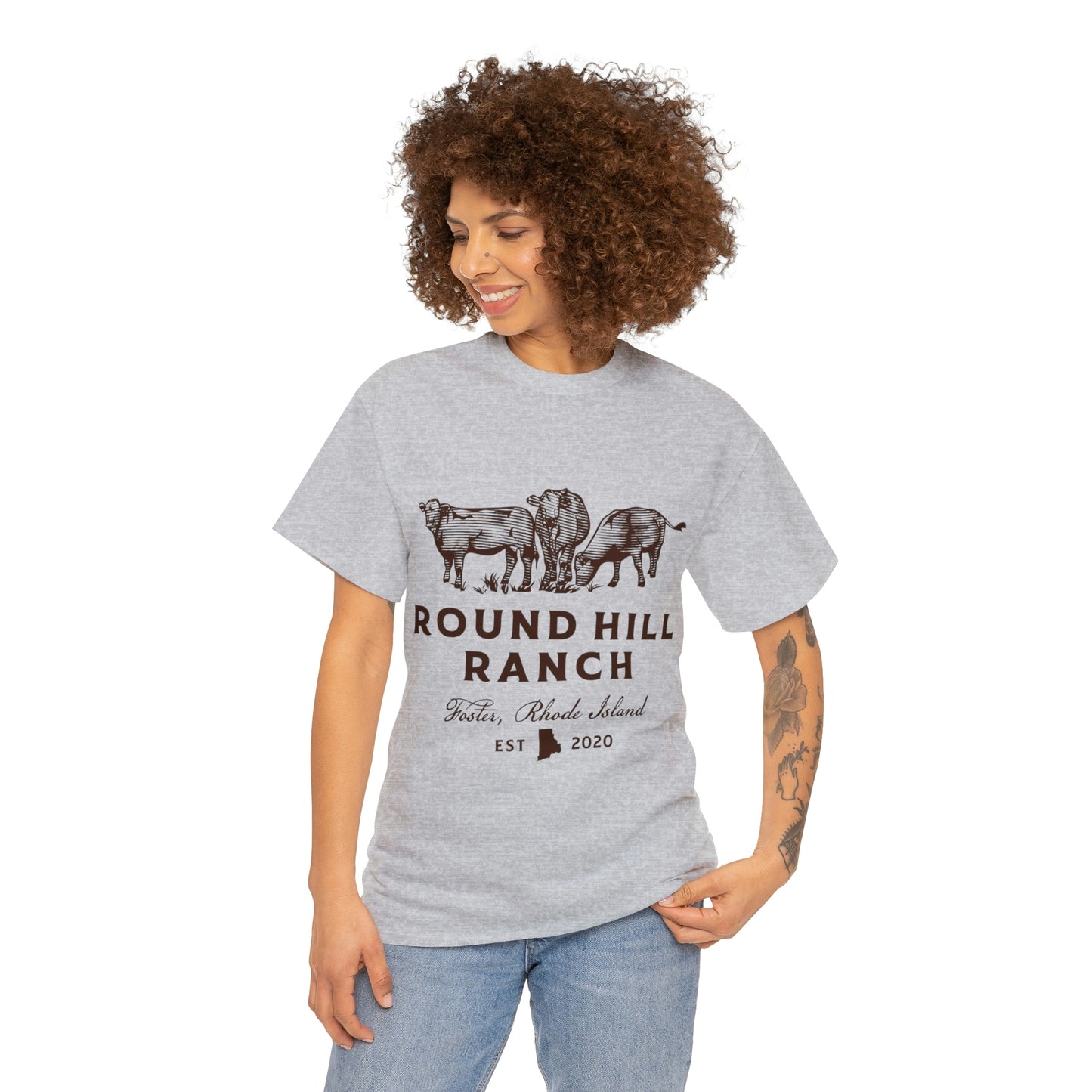 Round Hill Ranch Cattle Tee