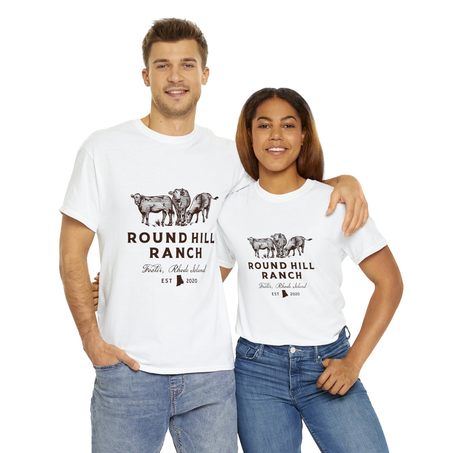 Round Hill Ranch Cattle Tee