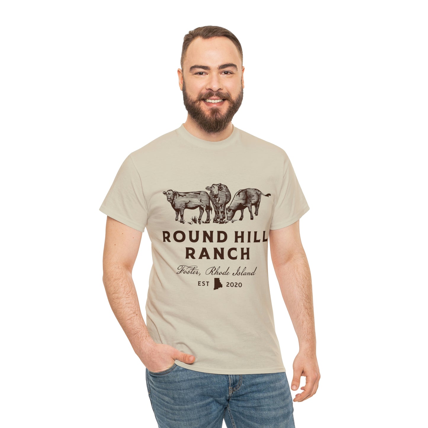 Round Hill Ranch Cattle Tee