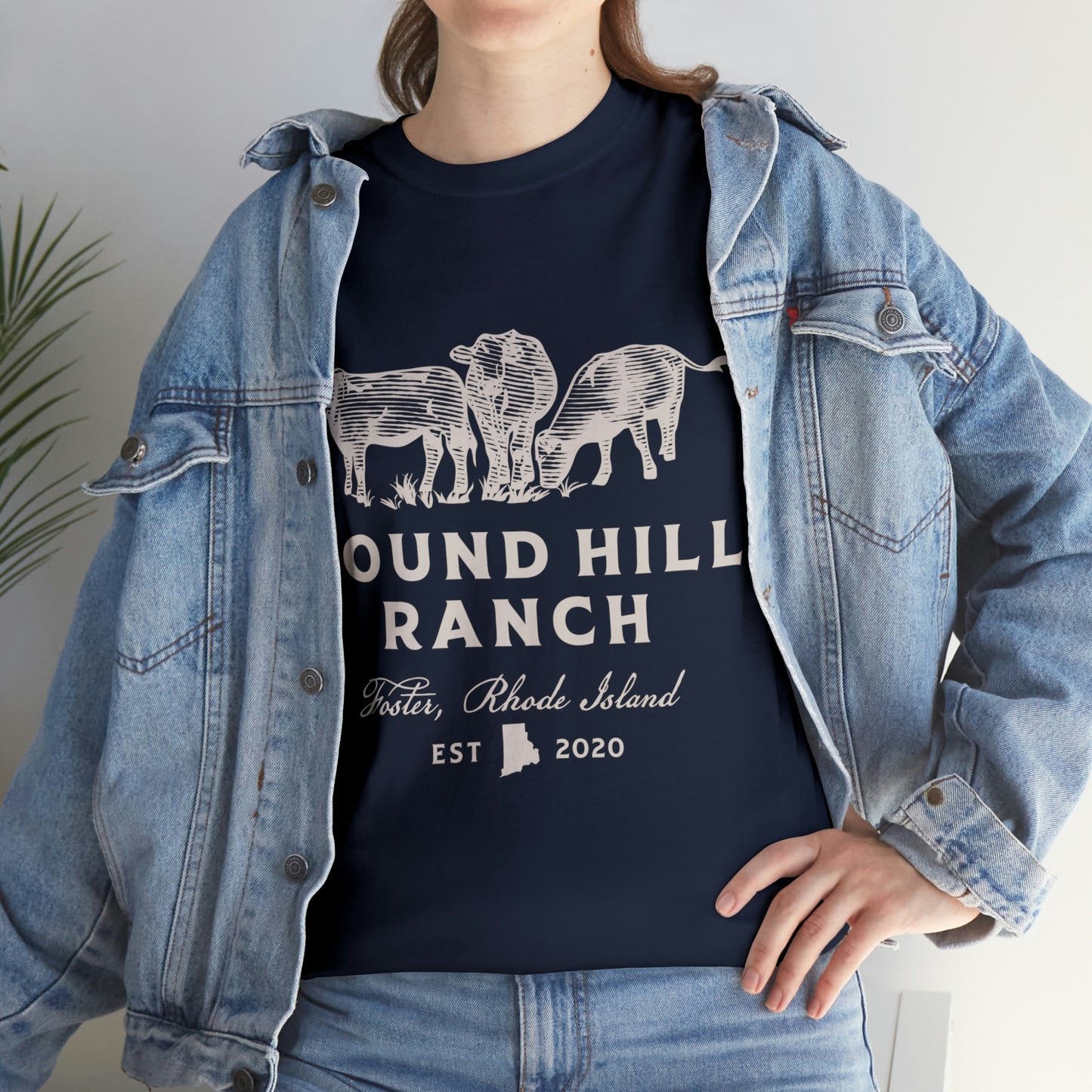 Round Hill Ranch Cattle Tee