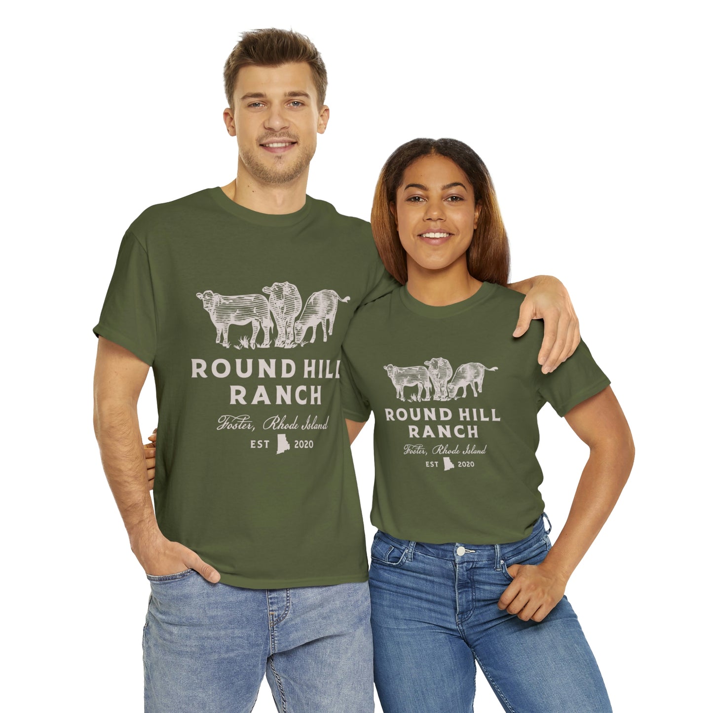 Round Hill Ranch Cattle Tee