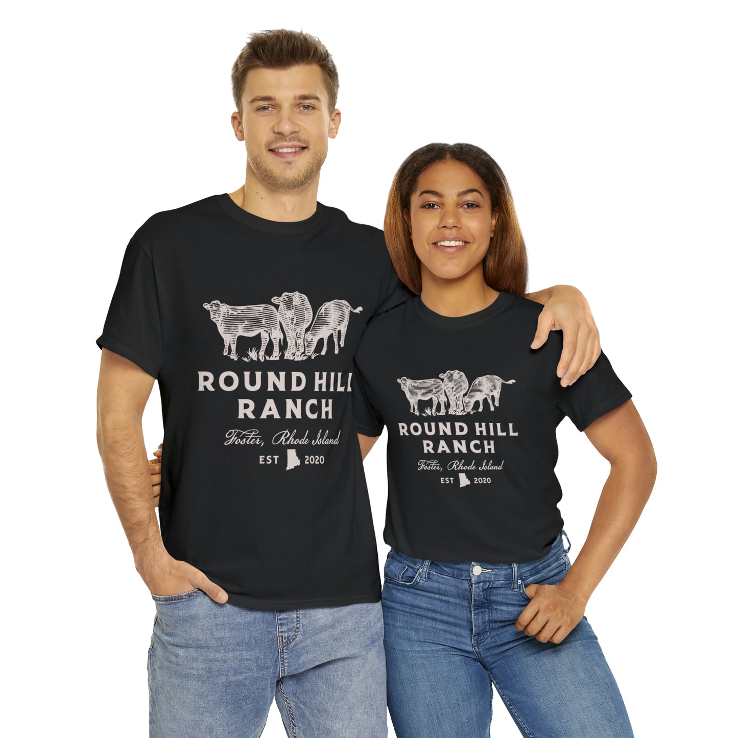 Round Hill Ranch Cattle Tee