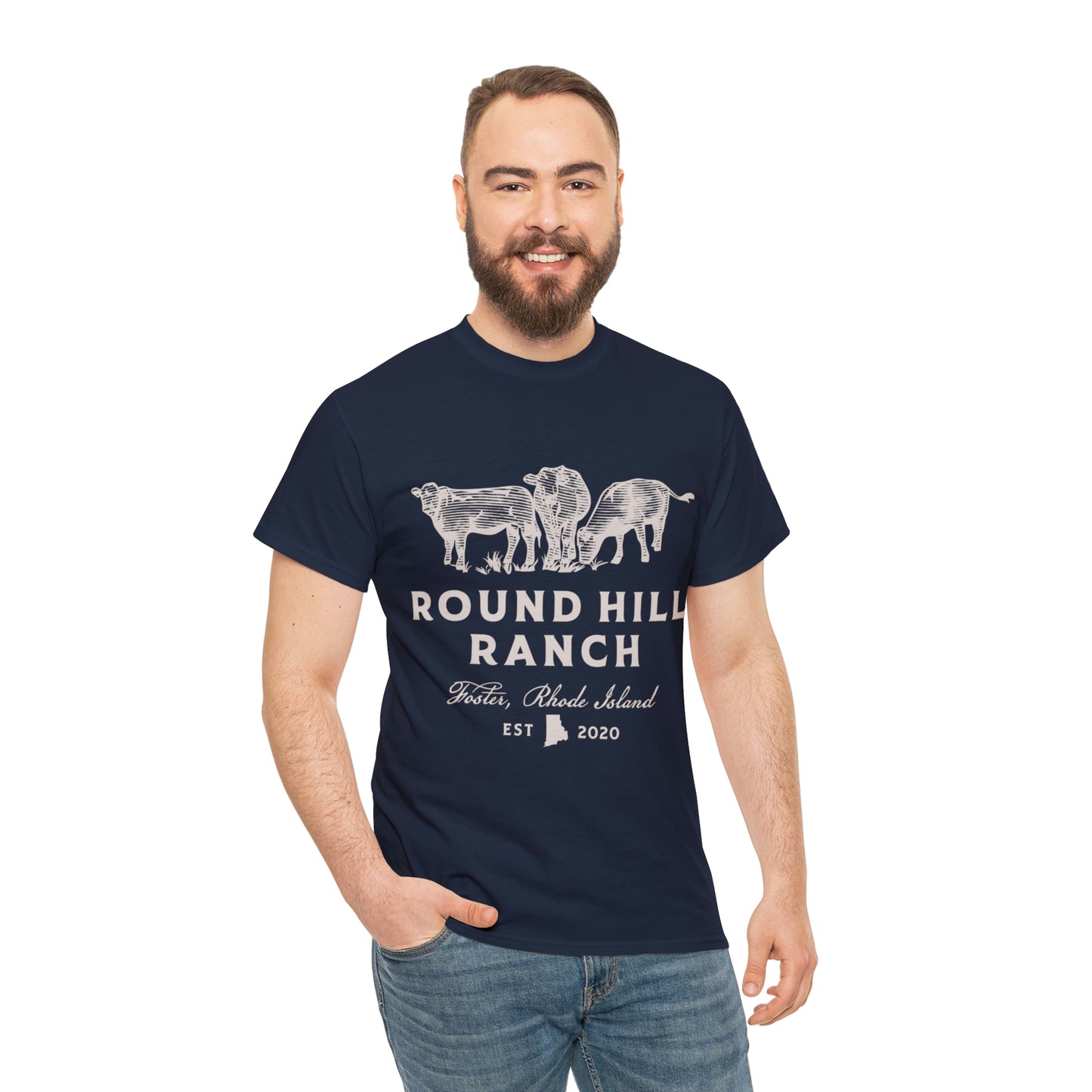 Round Hill Ranch Cattle Tee