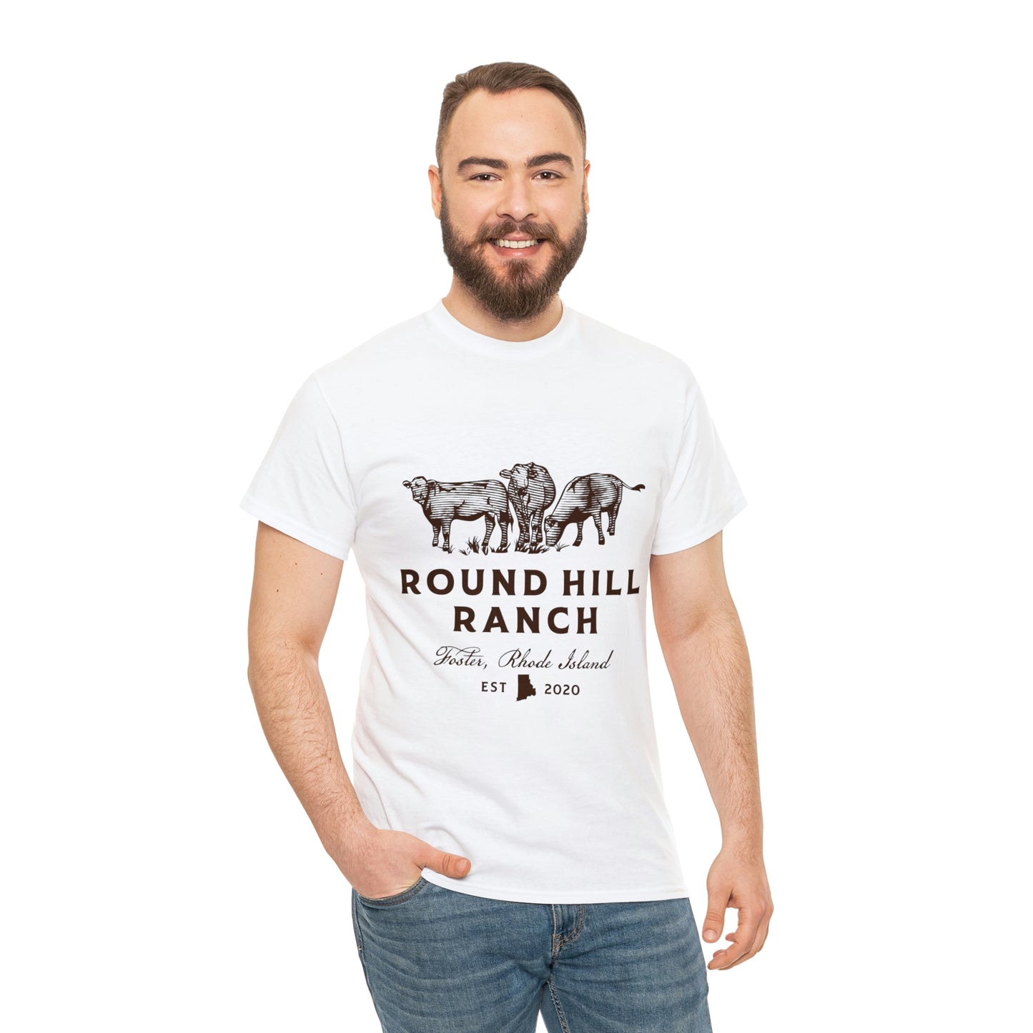 Round Hill Ranch Cattle Tee