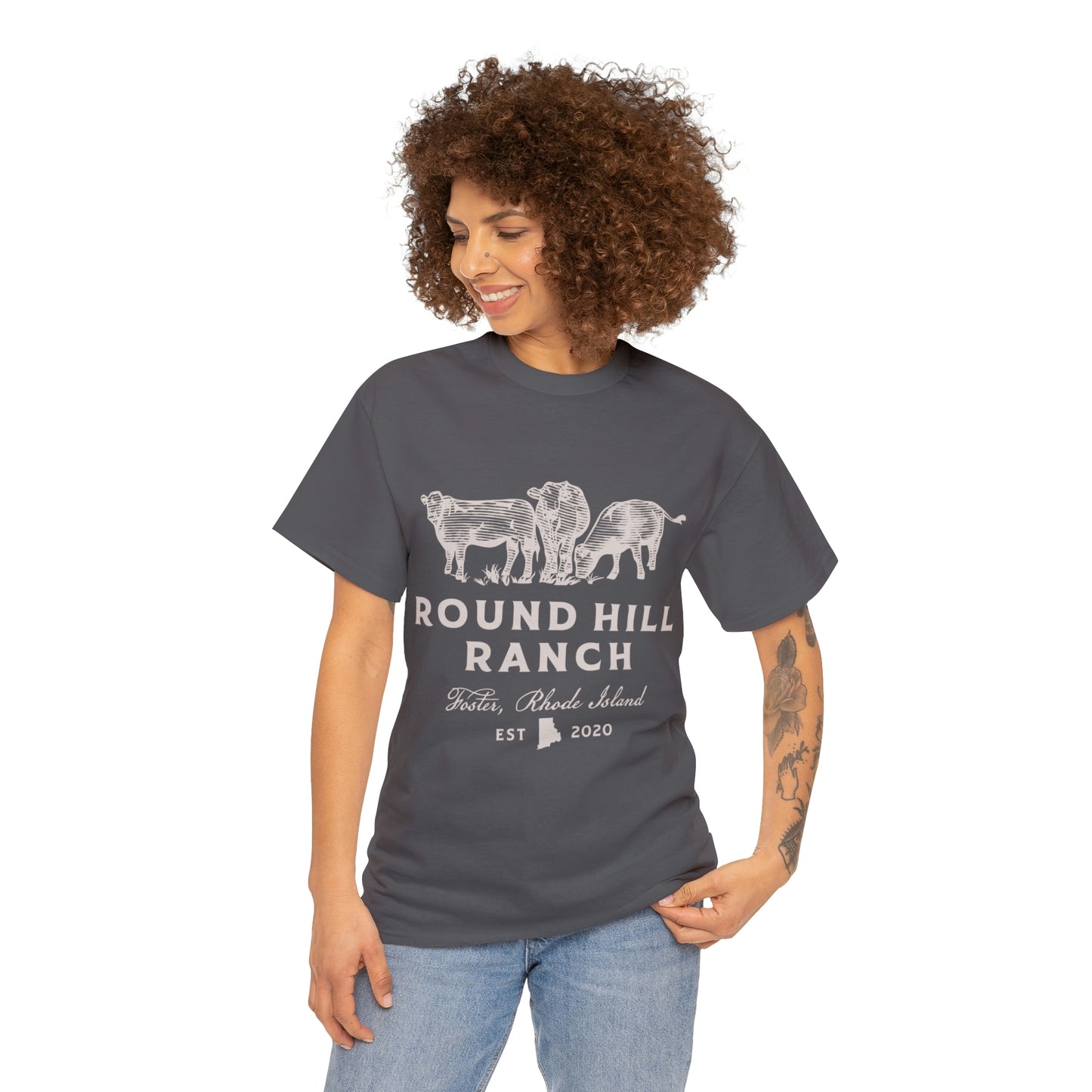 Round Hill Ranch Cattle Tee