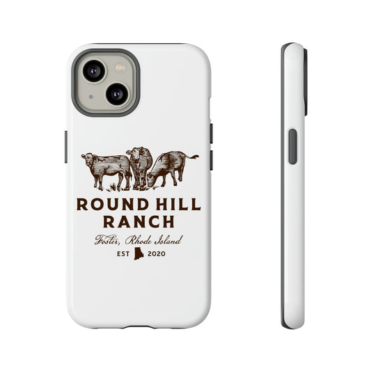 Round Hill Ranch Phone Case- White