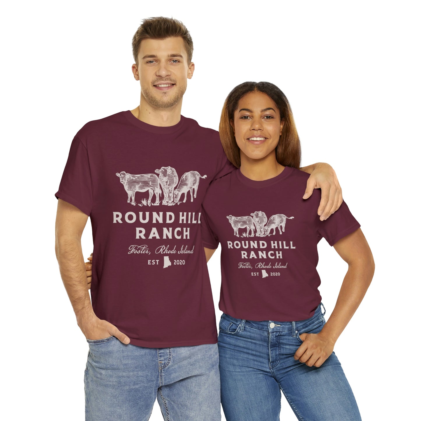 Round Hill Ranch Cattle Tee