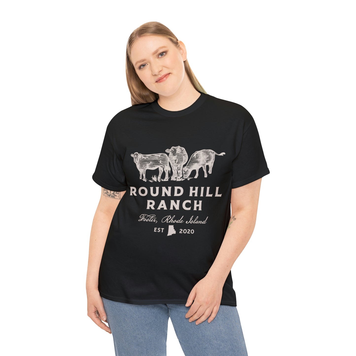 Round Hill Ranch Cattle Tee