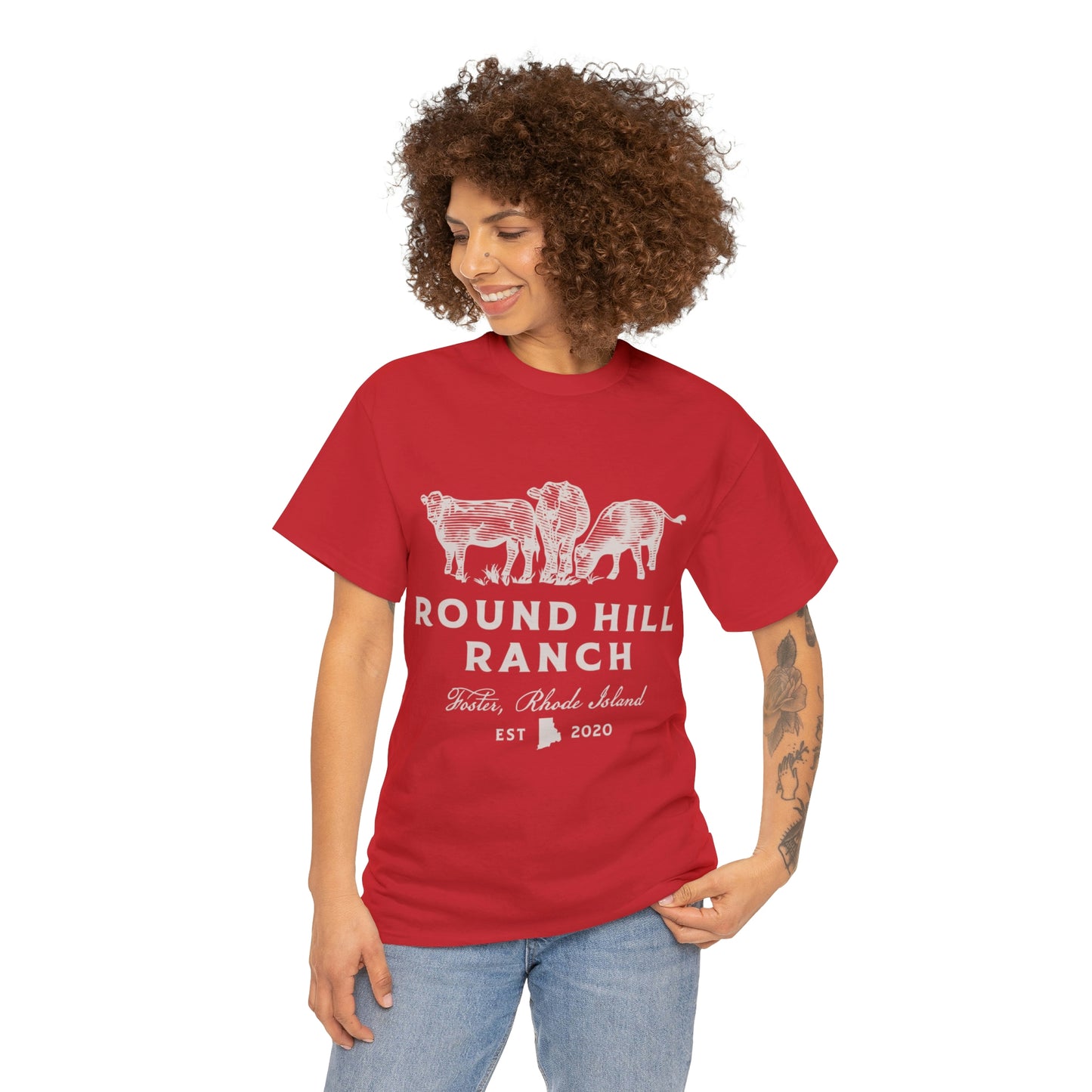 Round Hill Ranch Cattle Tee