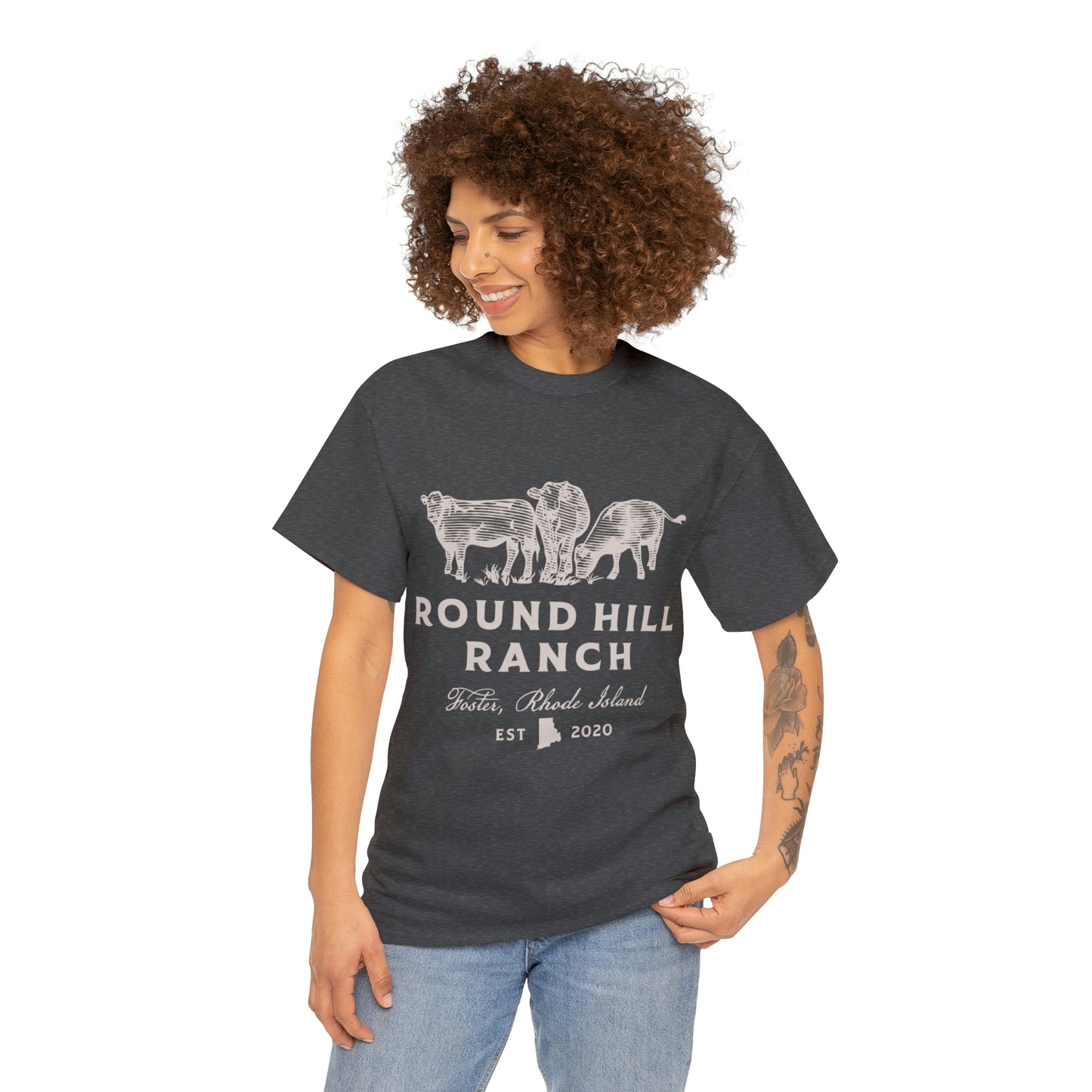 Round Hill Ranch Cattle Tee