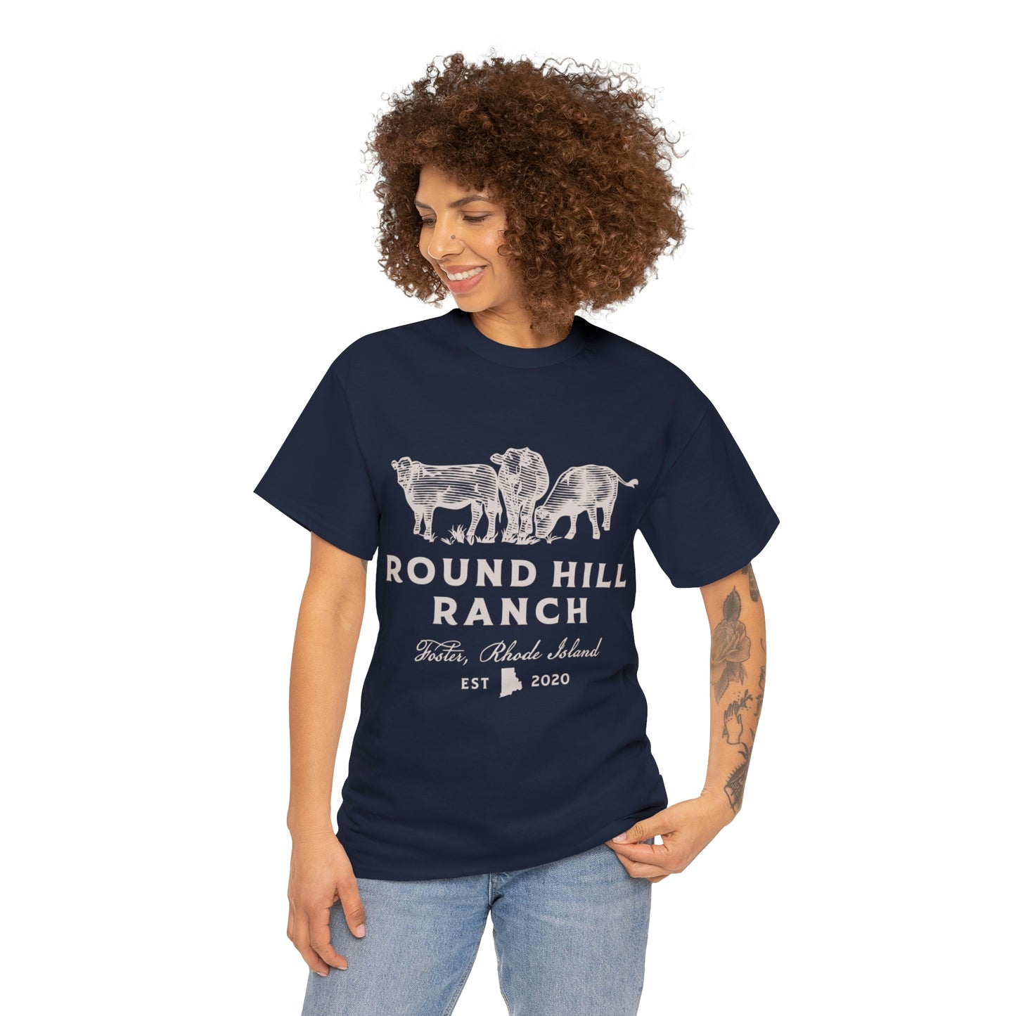 Round Hill Ranch Cattle Tee